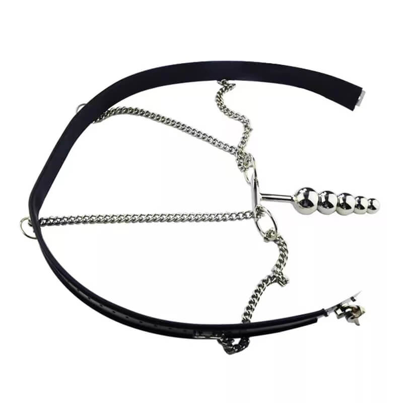 New Female Stainless Steel Chastity Belt Adjustable, gallery view 2
