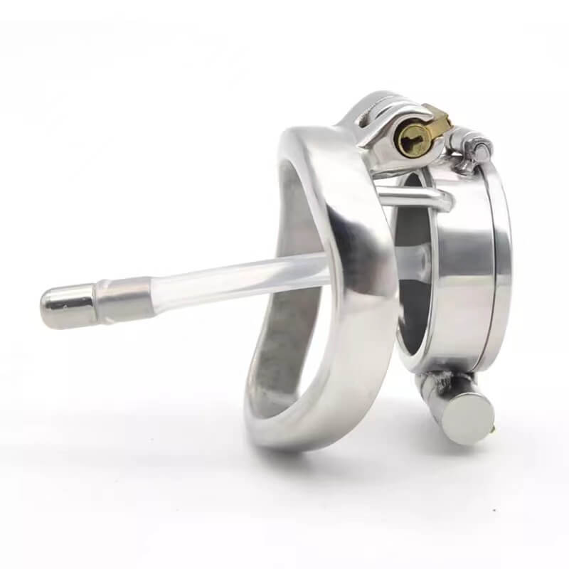 New Double Lock Flip Glans Cover Chastity Device, gallery view 3