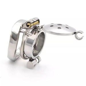 New Double Lock Flip Glans Cover Chastity Device