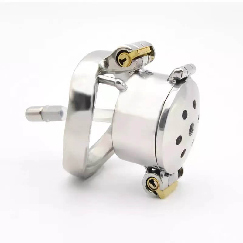 New Double Lock Flip Glans Cover Chastity Device, gallery view 4