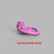 Load image into Gallery viewer, NEW Honeycomb Positive And Negative Chastity Device
