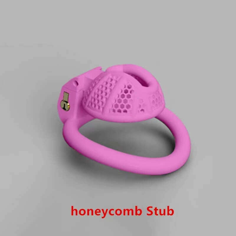 NEW Honeycomb Positive And Negative Chastity Device, gallery view 7