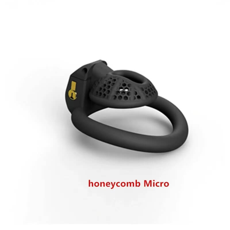 NEW Honeycomb Positive And Negative Chastity Device, gallery view 3