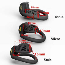 Charger l&#39;image dans la galerie, Nouveau dispositif de chasteté positif et négatif en nid d&#39;abeille
