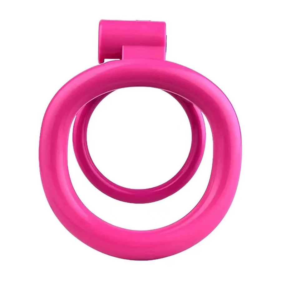 New Testicle Mono Chastity Cage With 4 Rings, gallery view 3