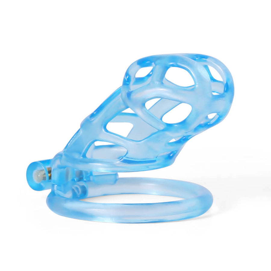 Ice Vision Desigh Blue Cobra Chastity Cage, gallery view 9
