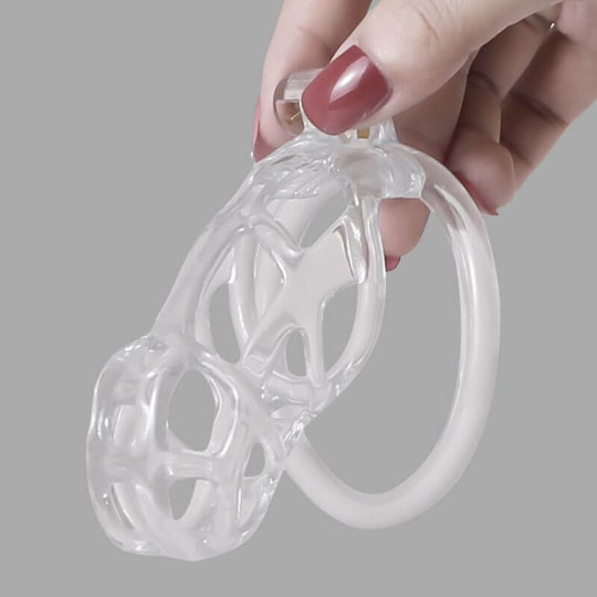 Ice Vision Desigh Clear Cobra Chastity Cage product view