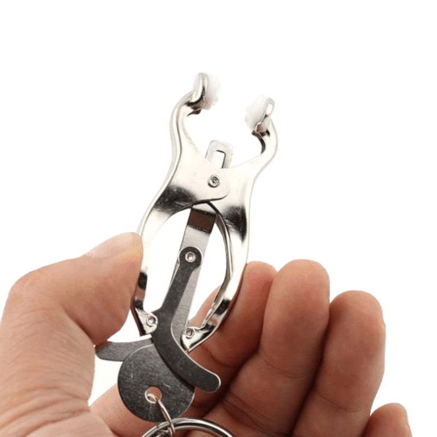 BDSM Clover Nipple Clamps, gallery view 4