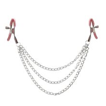 Load image into Gallery viewer, BDSM Fashionable Nipple Clamps With Chain

