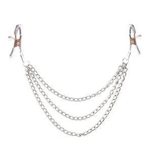 BDSM Fashionable Nipple Clamps With Chain