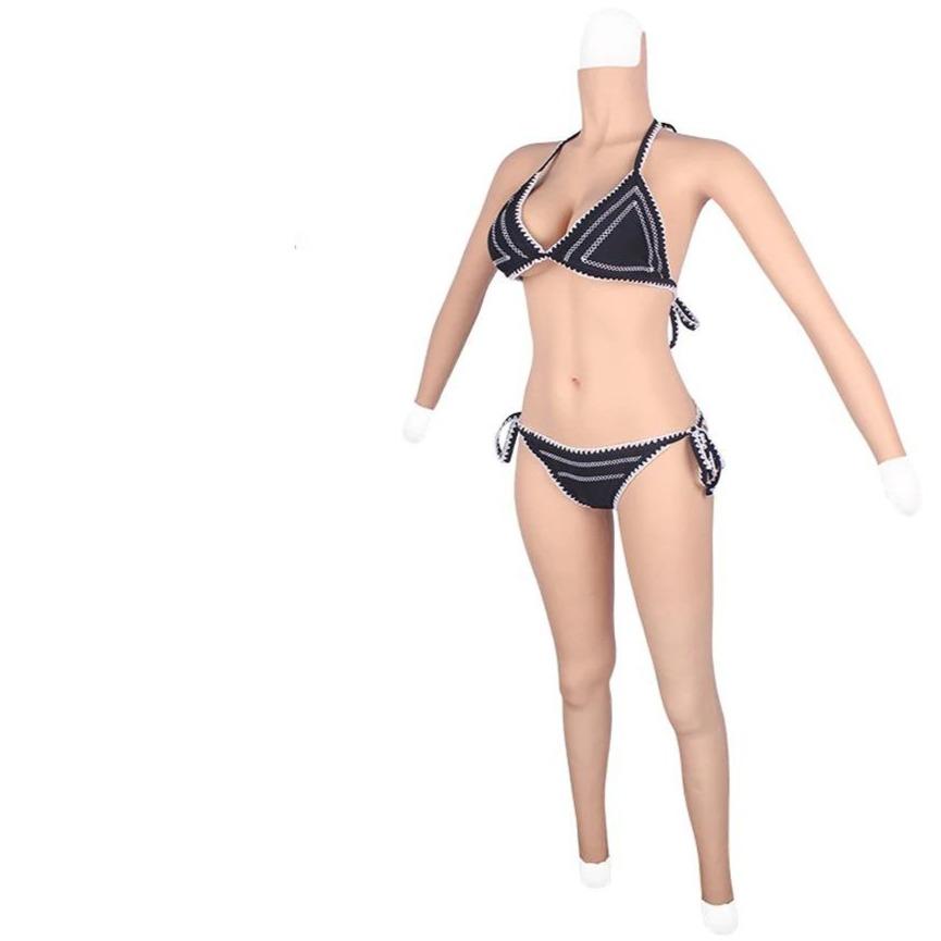 E Cup Silicone Breast Form Full Bodysuit product view