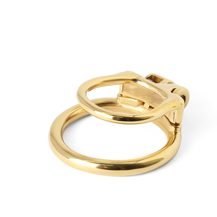 Gold MAMBA-ZERO Stainless Steel Chastity cage, gallery view 4