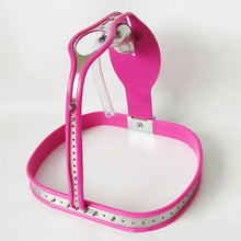 Load image into Gallery viewer, Pink Chastity Belt 23 to 43 inches For Men
