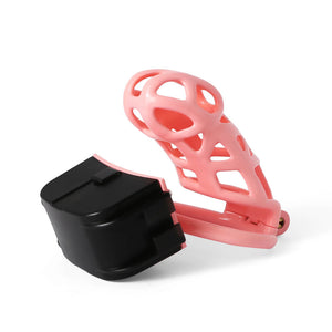 Pink Electric Shock Mamba Chastity Cage