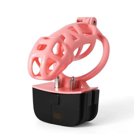 Pink Electric Shock Mamba Chastity Cage product view