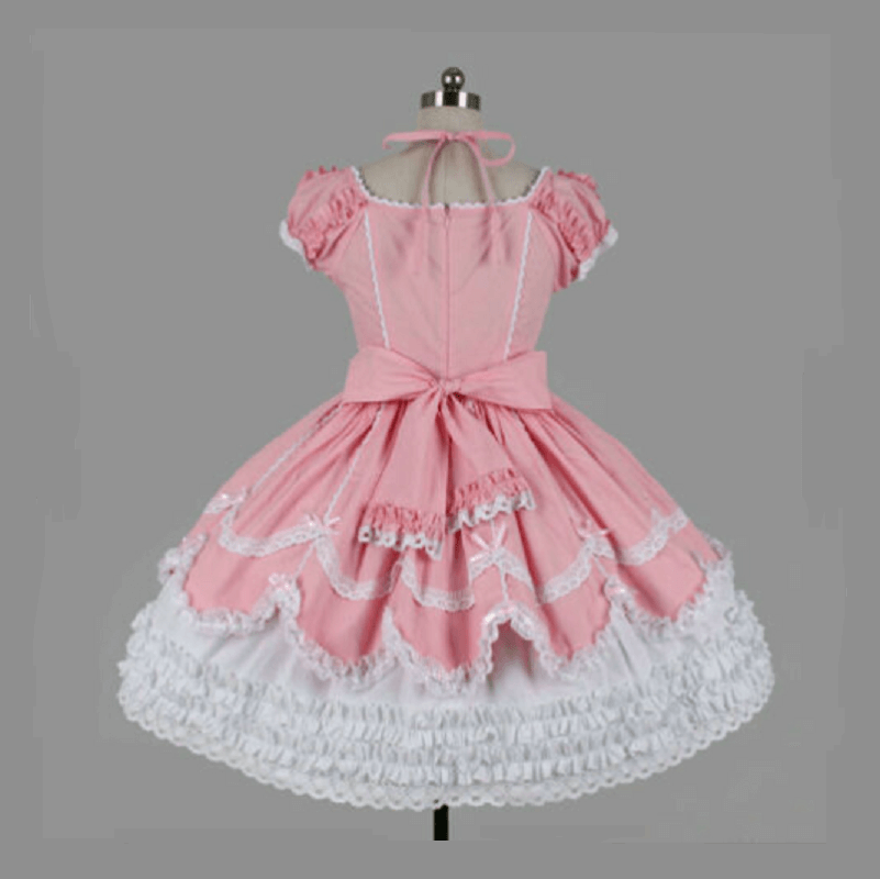 Pink Sissy Baby Maid Mini Dress, gallery view 2