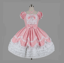 Load image into Gallery viewer, Pink Sissy Baby Maid Mini Dress
