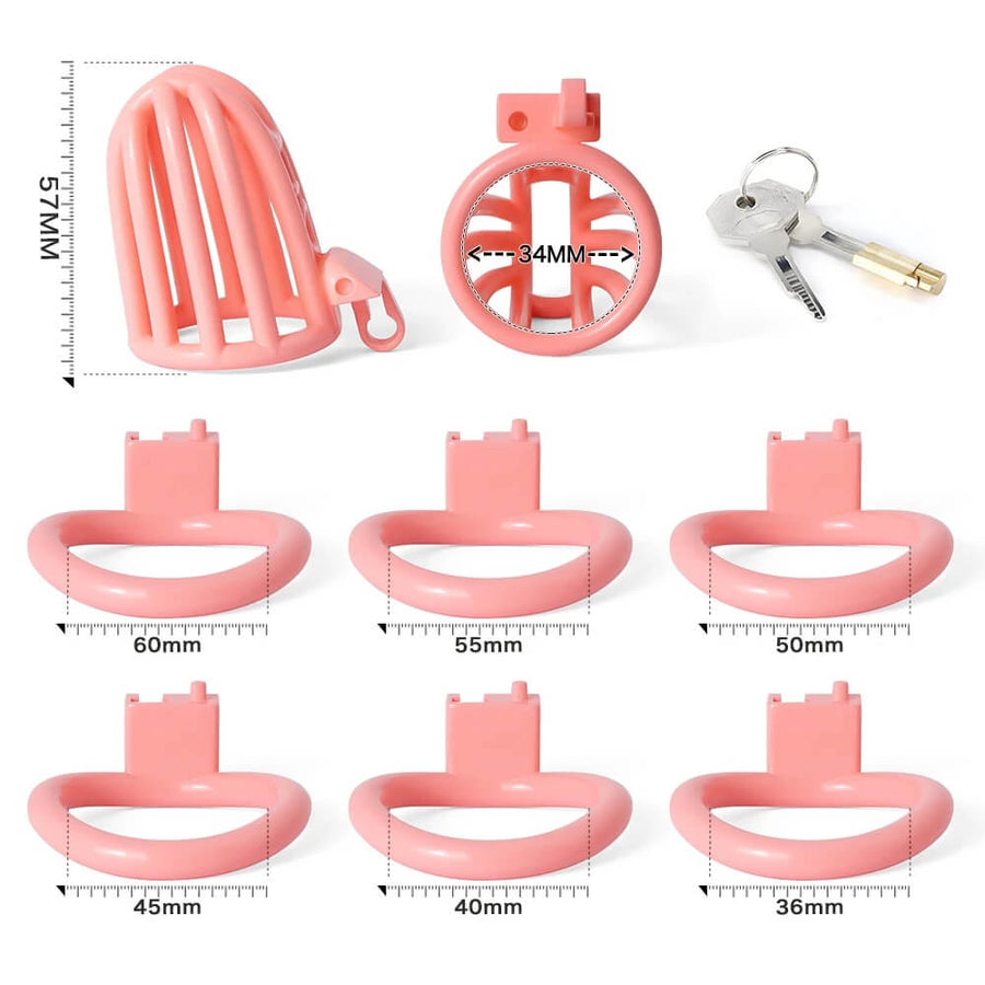 Prison Slave 3D Printed Lightweight Chastity Device, gallery view 10
