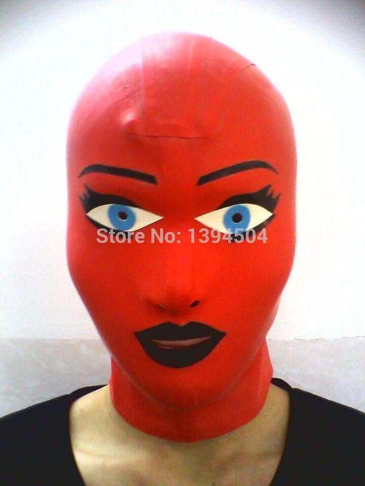 Submission Play Latex Doll Mask BDSM