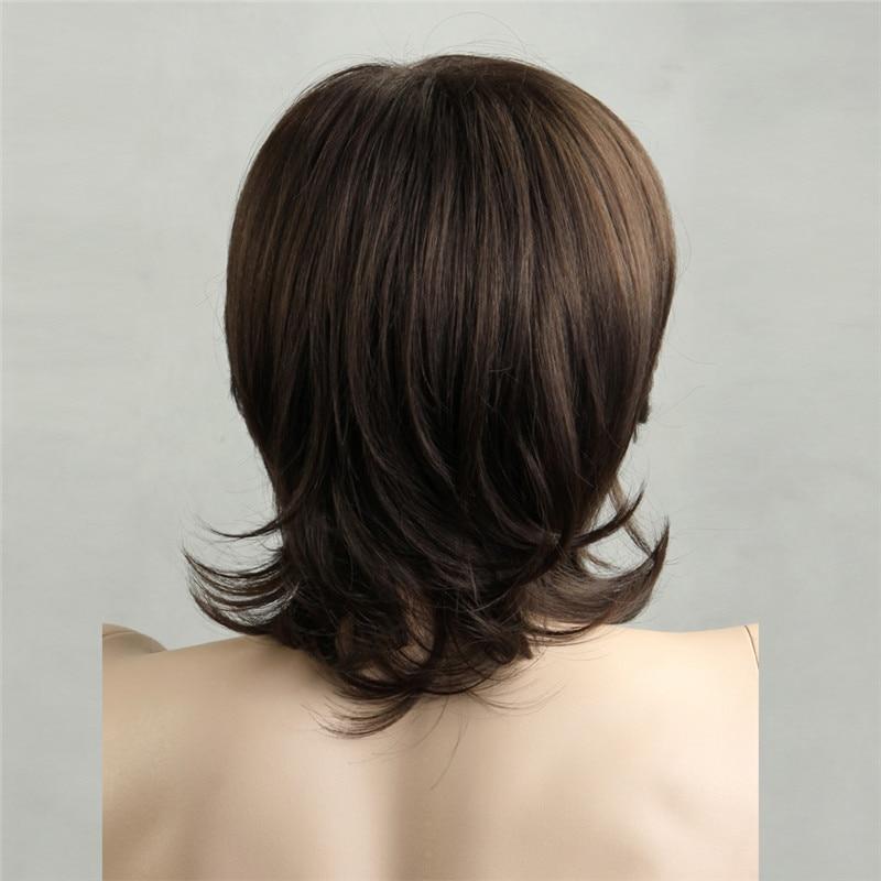 12 Inches Short Wig with Bang, gallery view 4
