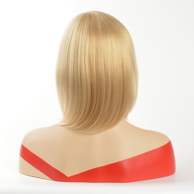 12 Inches Short Bob Wig with Bangs, gallery view 5