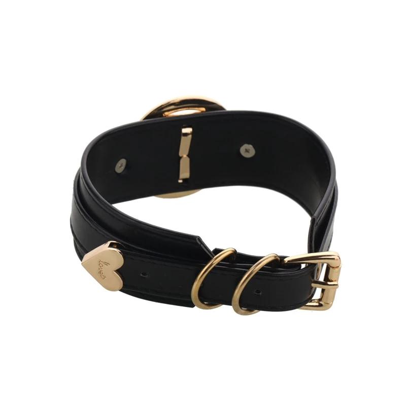 Sissy Choker w/ Heart Shaped Lock BDSM, gallery view 6