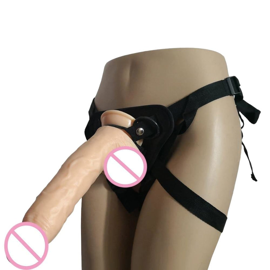 Meaty Cock 10-Inch Strap On BDSM product view