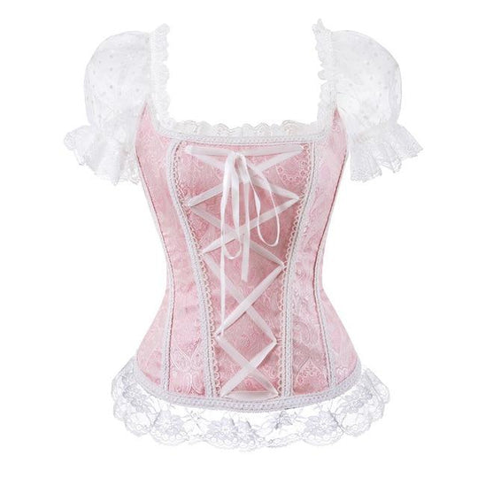 Sissy Corset - Floral Dreams product view