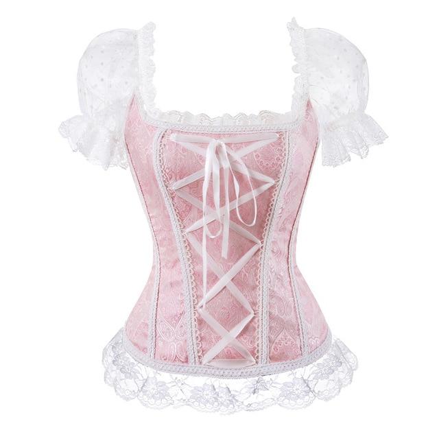 Sissy Corset - Floral Dreams product view