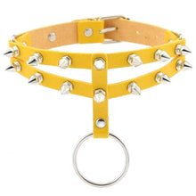 Load image into Gallery viewer, More Colored Studded Gothic Sub Collar
