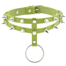 Load image into Gallery viewer, More Colored Studded Gothic Sub Collar
