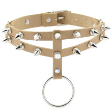 Load image into Gallery viewer, More Colored Studded Gothic Sub Collar
