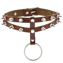 Load image into Gallery viewer, More Colored Studded Gothic Sub Collar
