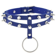 Load image into Gallery viewer, More Colored Studded Gothic Sub Collar
