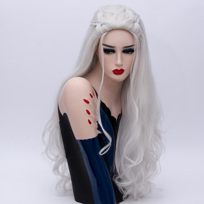 26 Inches Long Curly Braided Wig, gallery view 4