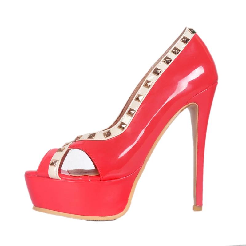 "Sissy Giulia" Peep Toe Pumps, gallery view 4