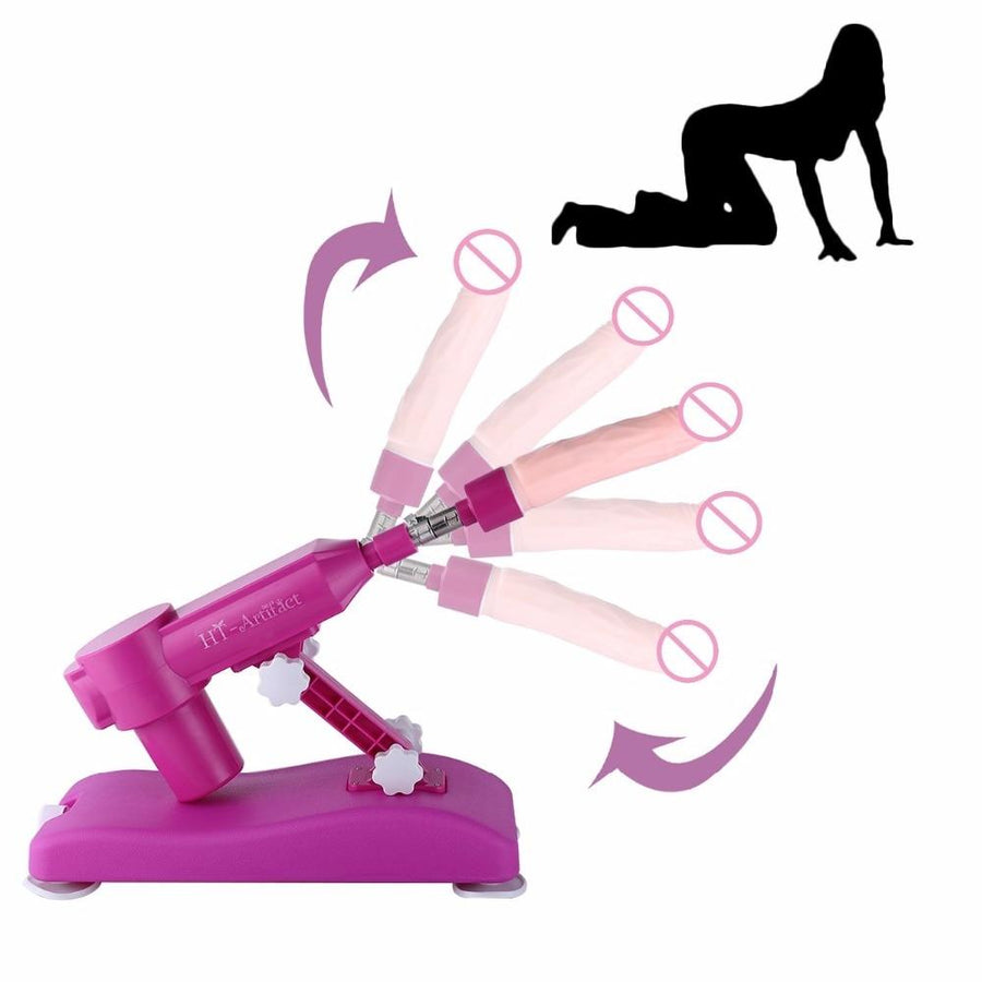 Noiseless Automatic Sex Machine w/ 8 Attachments, gallery view 2