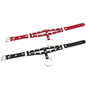 More Colored Studded Gothic Sub Collar