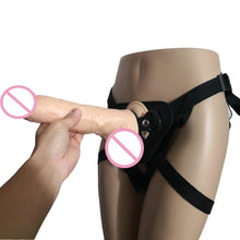 Charger l&#39;image dans la galerie, Gode ​​ceinture de 10 pouces à grosse bite BDSM
