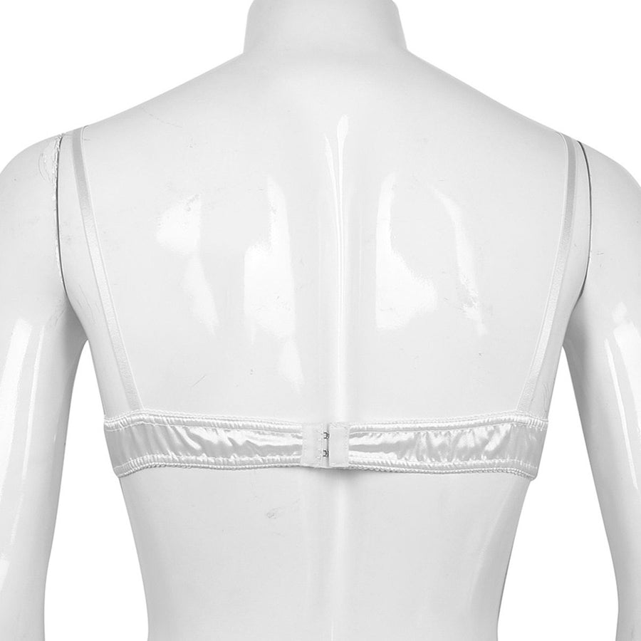 Sofia Satin Tank Sissy Bra, gallery view 5