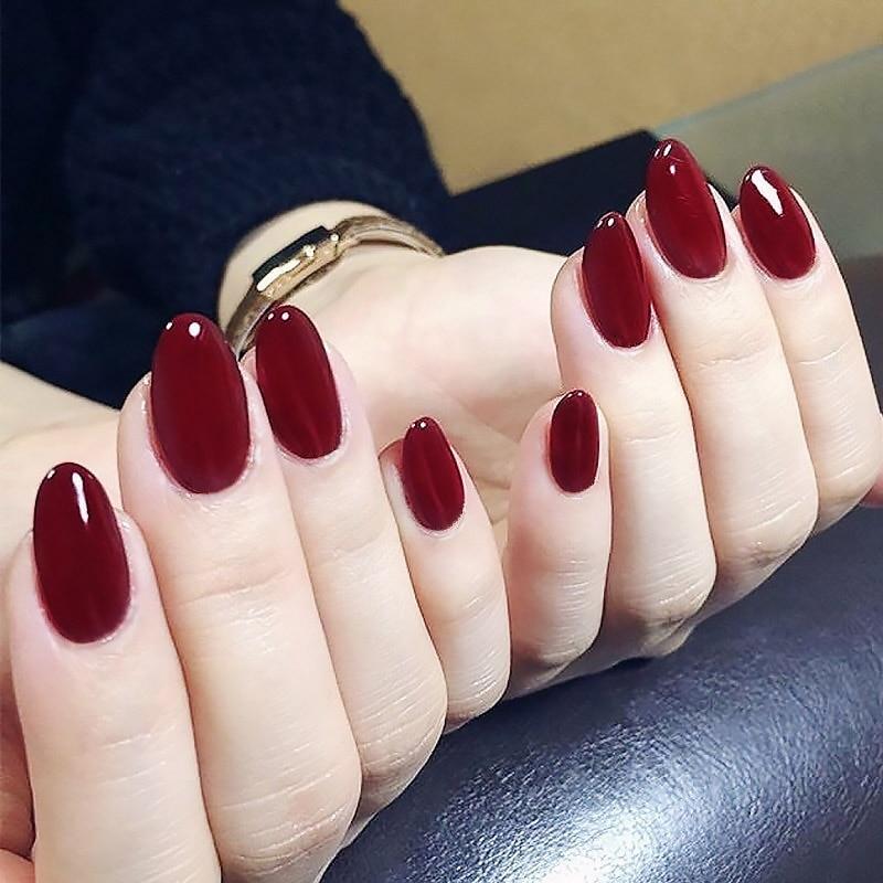 Sissy Wine Red Faux Nails product view
