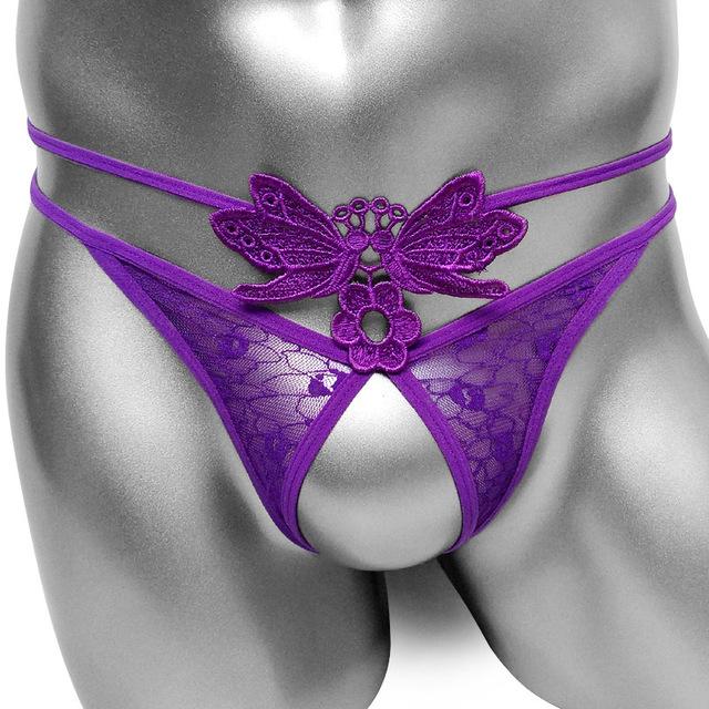 "Sissy Helen" Open Crotch Thong, gallery view 6