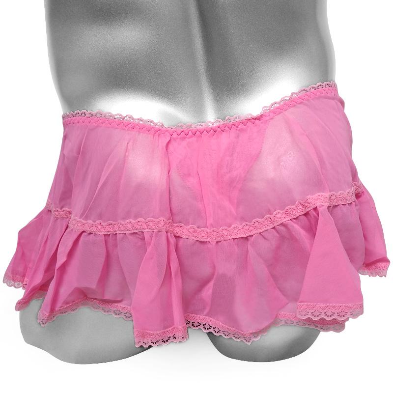 "Sissy Aurora" Skirted Panties w/ Open Crotch, gallery view 2