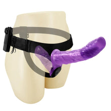 Load image into Gallery viewer, Stylish Purple Double Ended Vibrating Strap On BDSM
