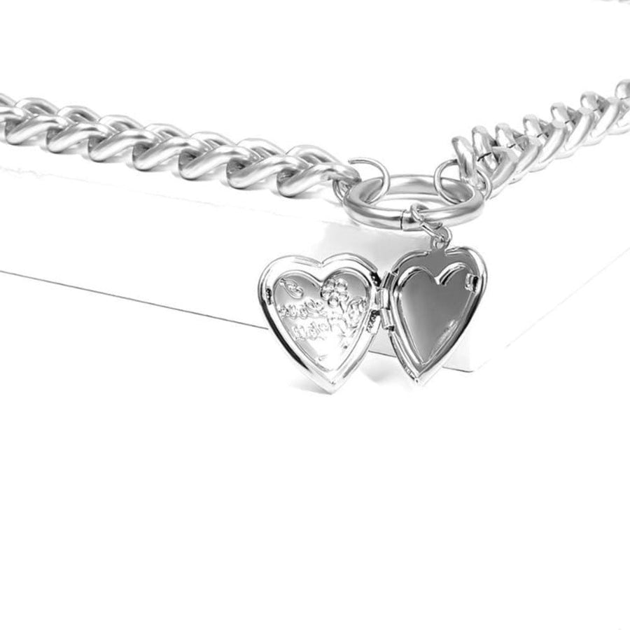 Metal Chunky Collar Necklace, gallery view 5