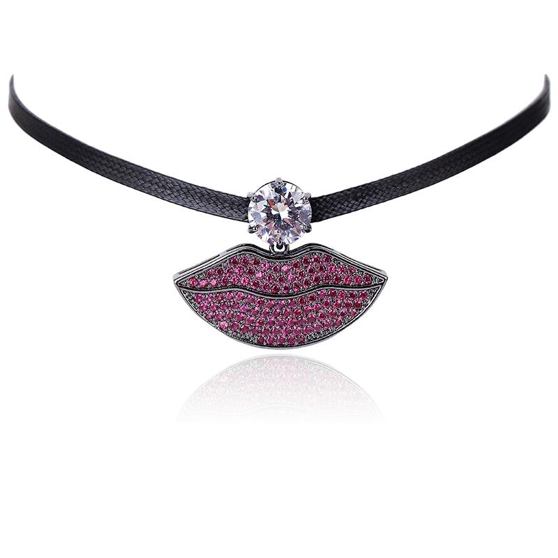 "Sissy Linda" Lips Necklace product view