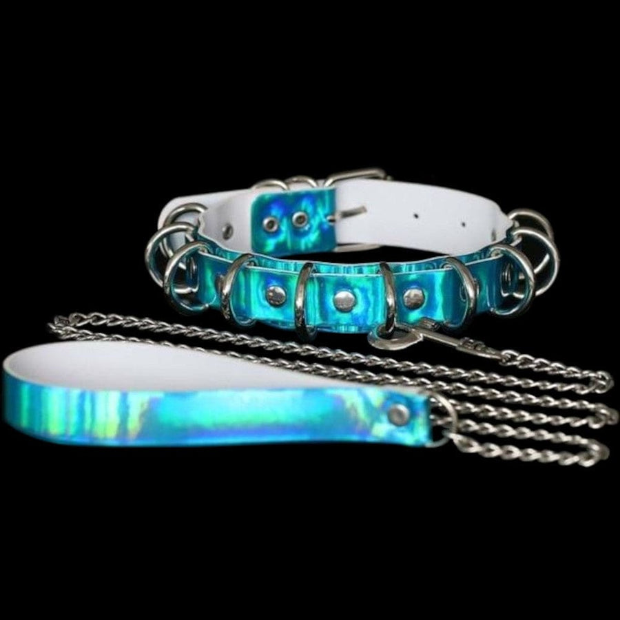 Total Control Holographic Leather Neck Collar, gallery view 2