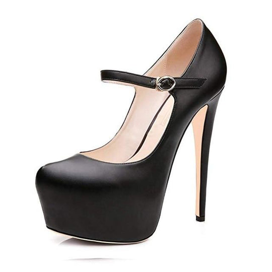"School Girl" High Heel Platform Pumps product view