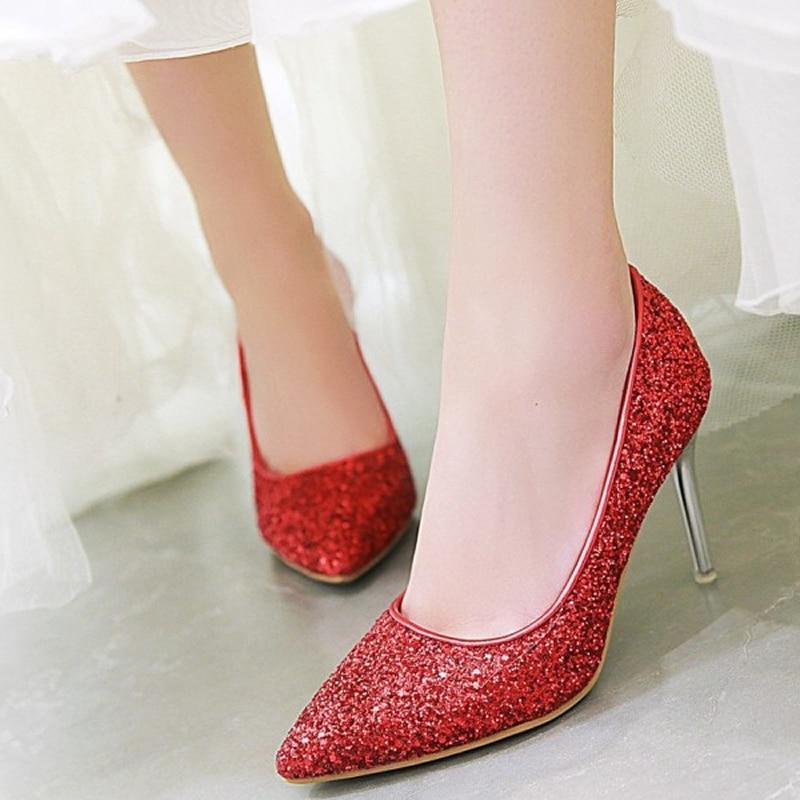 "Sissy Paula" Sequin Pumps, gallery view 7