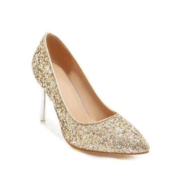 "Sissy Paula" Sequin Pumps, gallery view 4